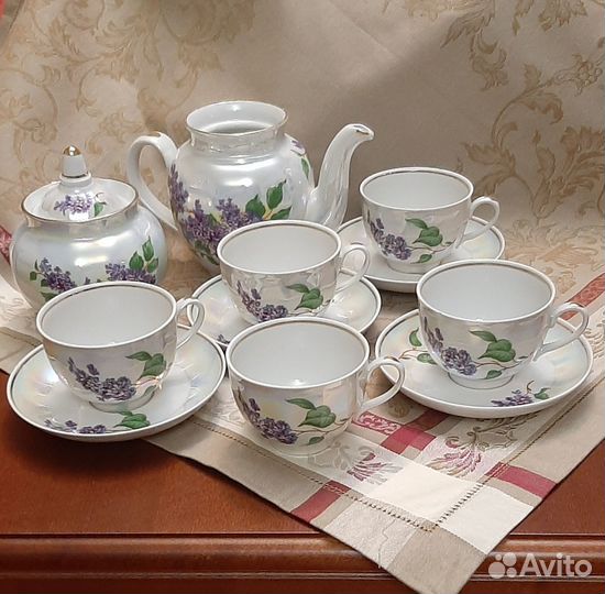 Чайная пара.Остатки чайного сервиза