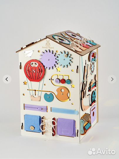 Бизиборд домик со светом большой Bunny Board кит
