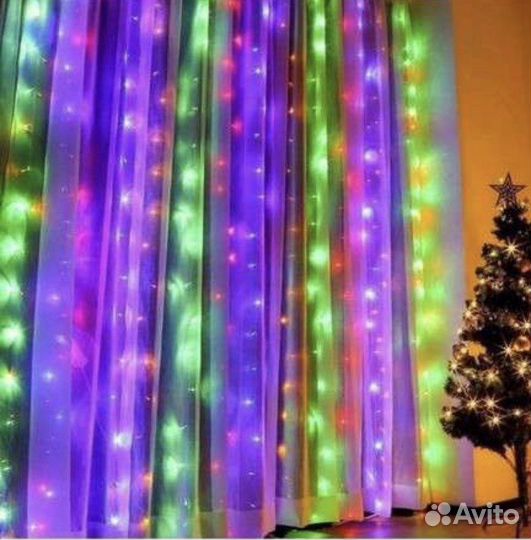 Гирлянда штора