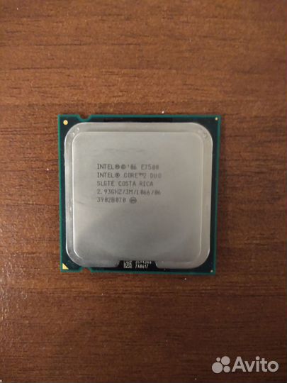 Процессор Intel Core2Duo E7500, E6400, E5400