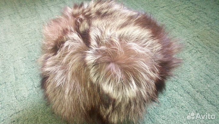 Чернобурковая шапка