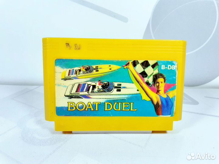Игровой картридж 8bit D'ndy Boat Duel б/у