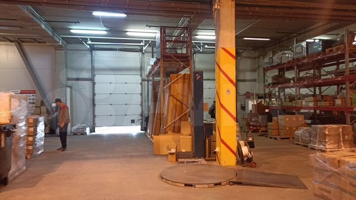 Склад класса А со стеллажами 2500 п/мест s 2268 м²