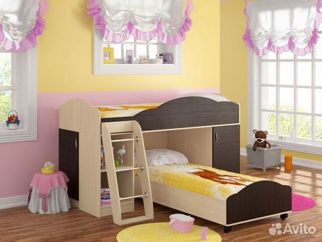 Кровать двухъярусная 