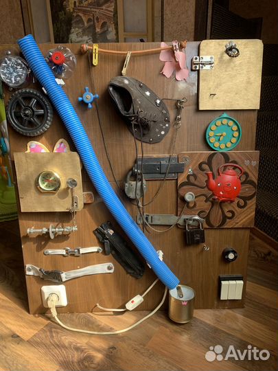 Бизиборд детский со светом