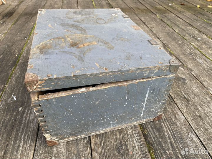 Ящик короб бокс деревянный на замках СССР 60е