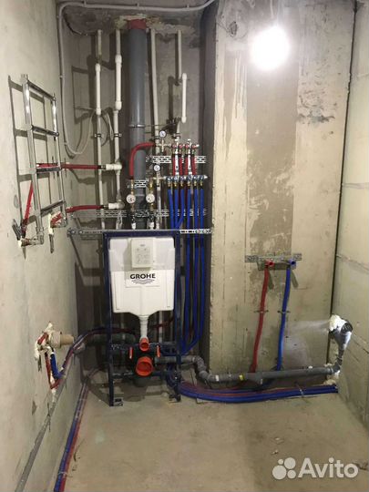 Сантехник Установка унитаза Замена смесителя