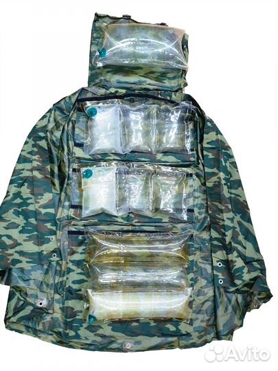 Плащ накидка палатка с надувным матрасом спн