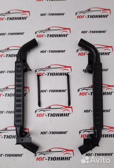 Новые пороги на land rover defender 90 black 83-20