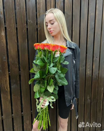 Букет свежих голландских роз 15 шт