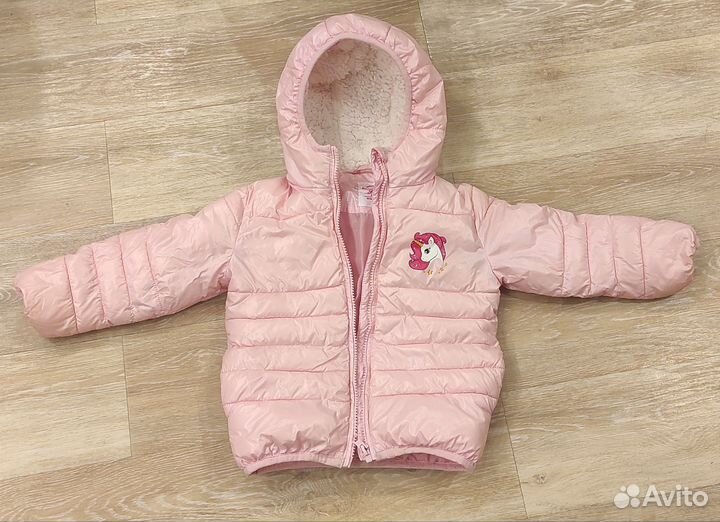 Куртка детская демисезонная для девочки 98