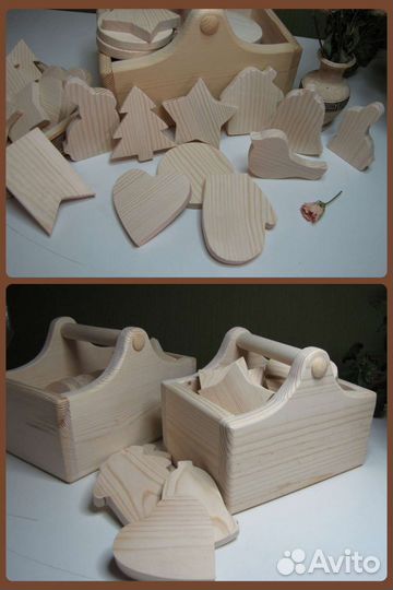 Заготовки для декупажа (дерево, фанера)