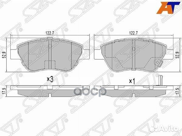 Колодки тормозные перед opel corsa D 06/corsa