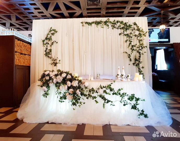 Оформление декор свадьбы, выездная регистрация