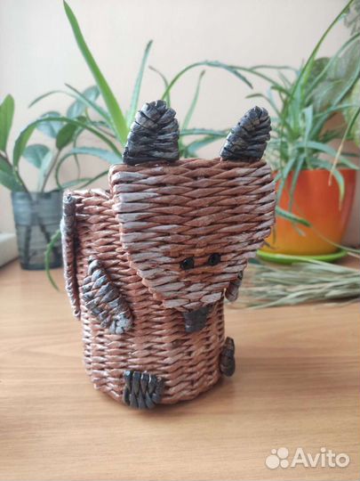 Плетёные из бумажной лозы изделия