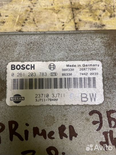 Эбу двигателя Nissan Primera W11 SR20DE 1998