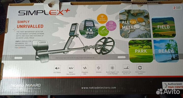 Металлоискатель nokta makro simplex plus