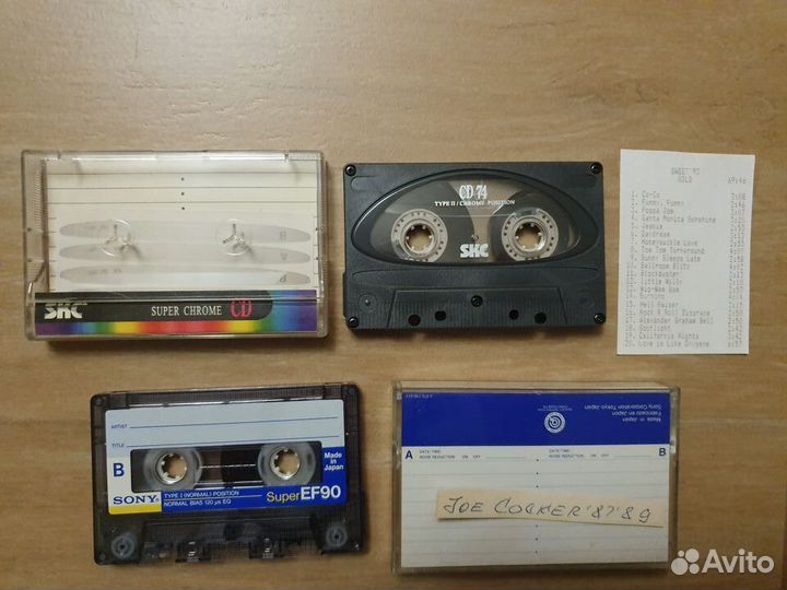Аудиокассеты basf, sony и skc с записью