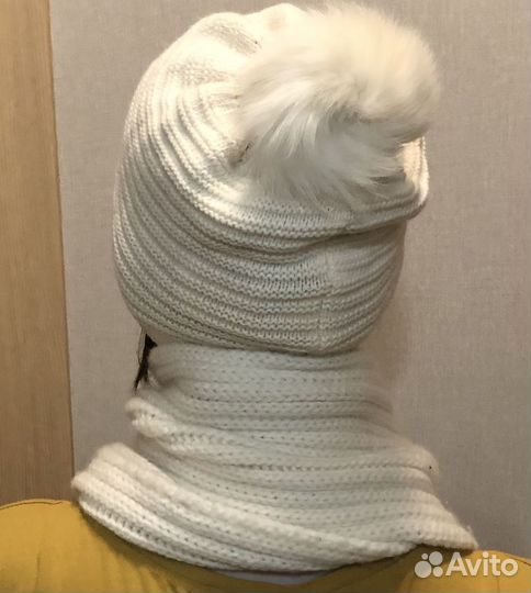 Комплект - шапка, шарф, перчатки