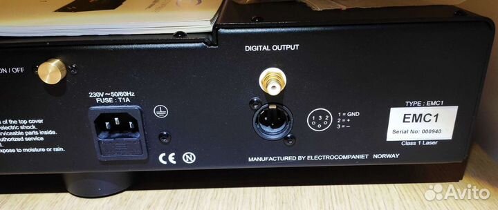 Проигрыватель CD Electrocompaniet EMC 1