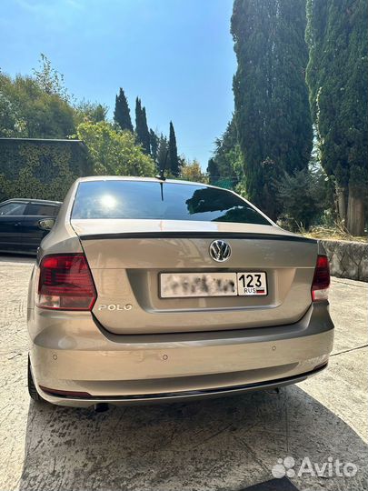 Спойлер volkswagen polo