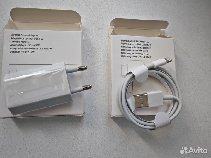 Usb кабель и вилка для iPhone