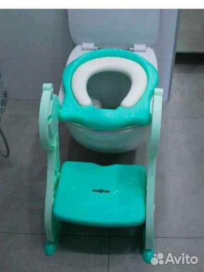 Сидушка на унитаз со ступенькой