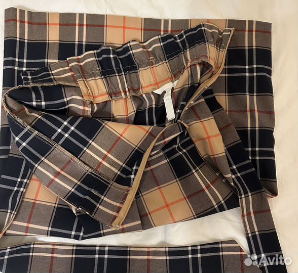 Юбка в клетку h&m