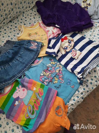 Вещи пакетом на девочку 3-5 лет