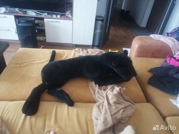 Мягкая игрушка чёрная пантера