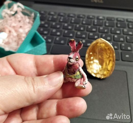 Миниатюра друг тедди зайчик (кролик)