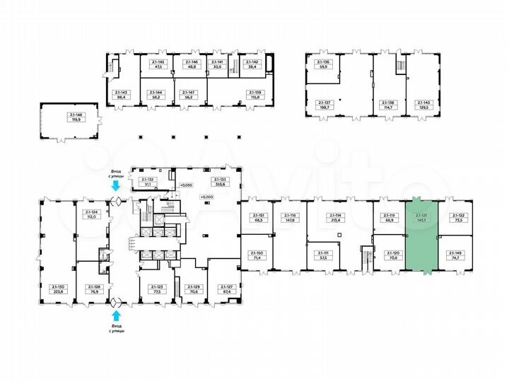 Продам торговое помещение, 143.1 м²