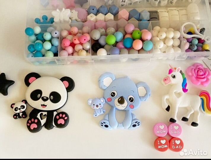 Фурнитура силиконовая для изготовления грызунков