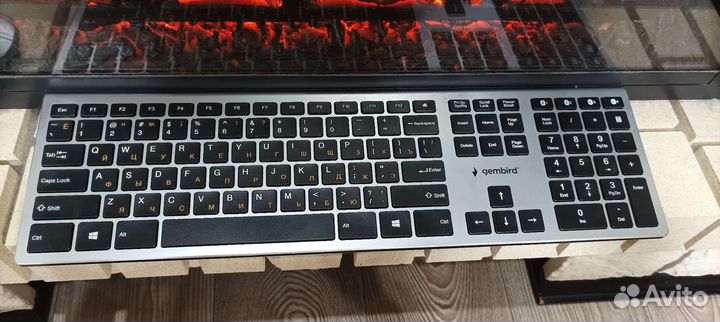 Клавиатура + мышь Gembird KBS-8100, беспроводной