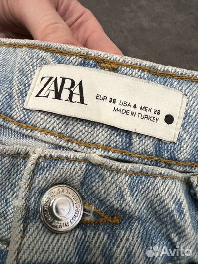 Джинсы zara 36