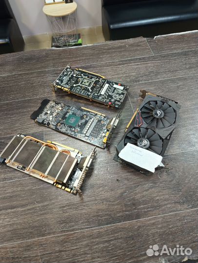 Видеокарты На запчасти