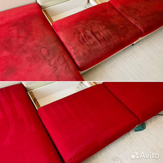 Химчистка дивана матраса ковролина мебели