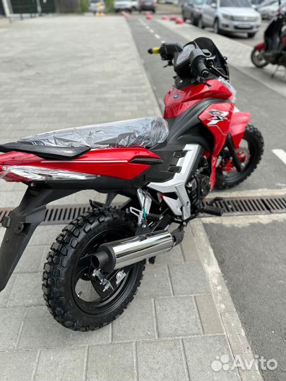 Мопед storm cross механика красный