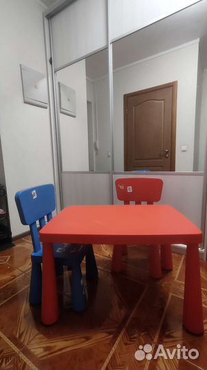 Детский стол и Стул IKEA маммут