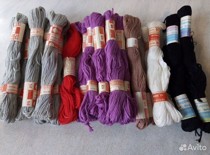 Нитки мулине СССР