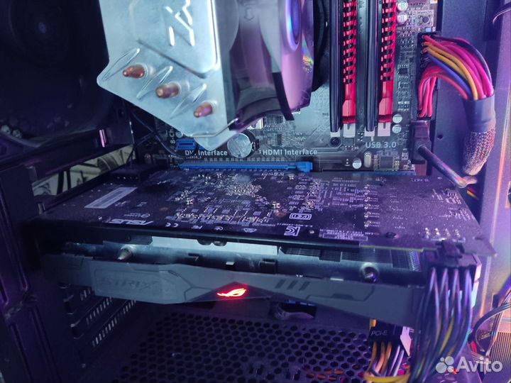 Видеокарта rx580 8gb asus