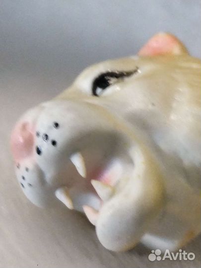 Тигр статуэтка керамика фарфор винтаж