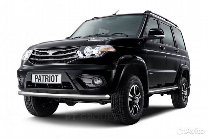 Защита бампера UAZ Patriot 2014