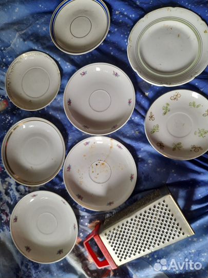 Тарелки и тёрка