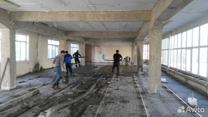 Cтяжка пола пенобетон и полистиролбетон