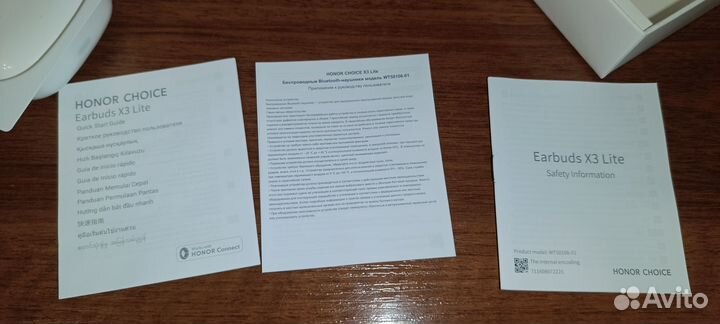 Беспроводные наушники honor earbuds x3 lite