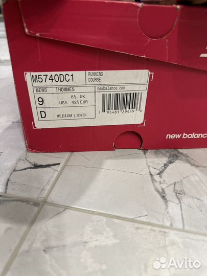 Кроссовки New Balance оригинал M5740DC1 мужские