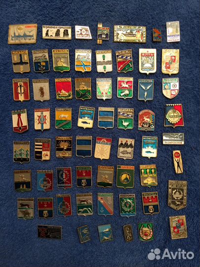 Коллекция значков, города СССР