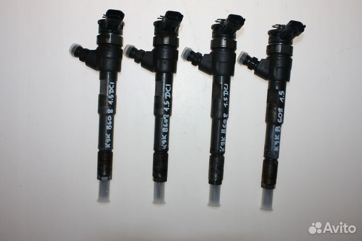 Форсунки 0445110485/8201108033 Renault captur