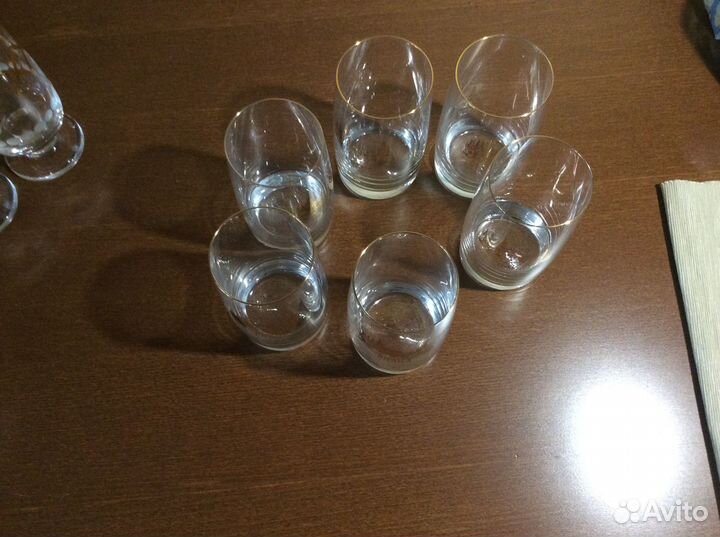 Богемское стекло- стаканы